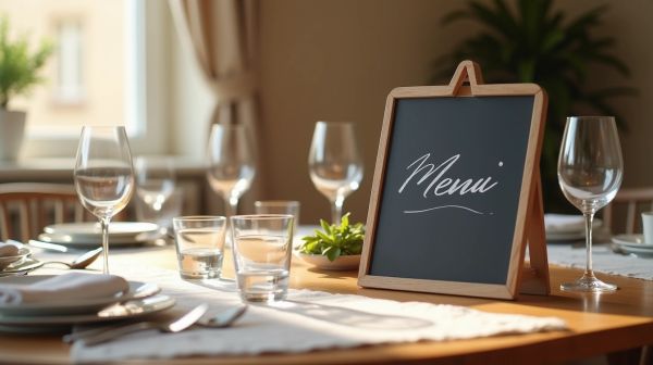 Carte menu restaurant : conseils pour un design efficace