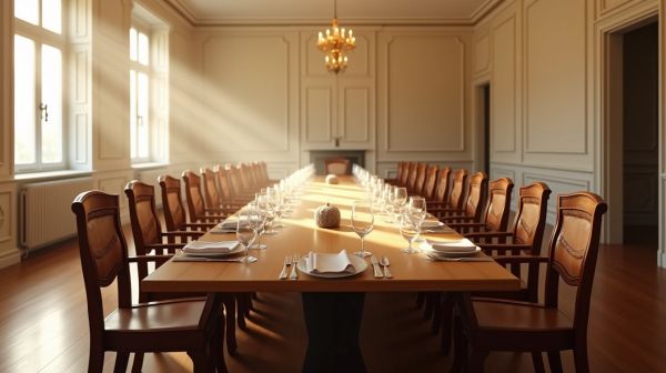 Combien de personnes en salle pour un déjeuner de 80 convives